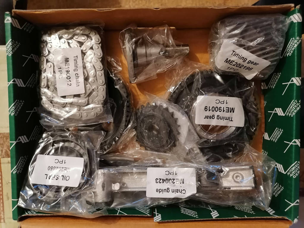 Комплект цепи ГРМ ME200244, ME200248, ME200429, ME200429, ME200248, ME200429, ME200476, ME200724, ME200028 Mitsubishi Pajero 4M40T