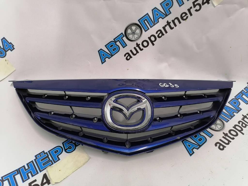 Решетка радиатора цвет синий Mazda Atenza GG3S
