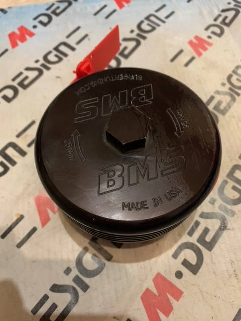 Крышка масляного фильтра алюминиевая BMS BMW N54 N55