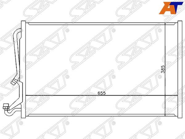 Радиатор кондиционера Mazda Rx-8 03-12 STMZ153940 SE3P