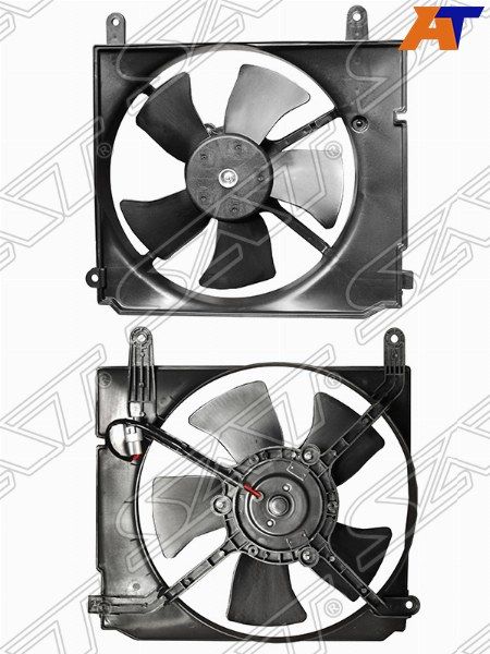 Диффузор радиатора в сборе Chevrolet Lanos 05-09 STCVD1201A0 T100