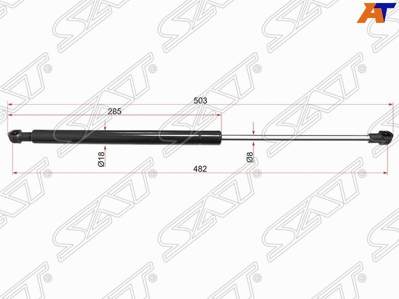 Амортизатор крышки багажника Chevrolet Aveo 11-15 ST95152165 T300