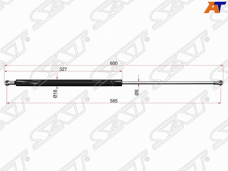Амортизатор крышки багажника Chevrolet Captiva 06-15 ST96624626 C100/C140