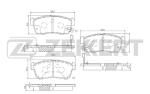 Тормозные колодки Suzuki Alto BS1875