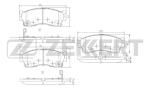 Тормозные колодки Kia Carens 00- BS1904