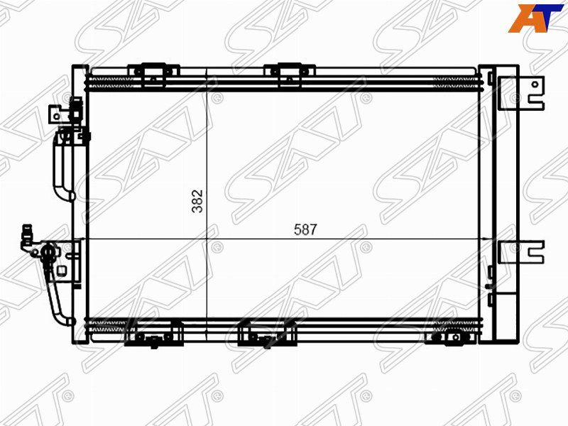 Радиатор отопителя ST-OP49-394-C0 Opel Astra H