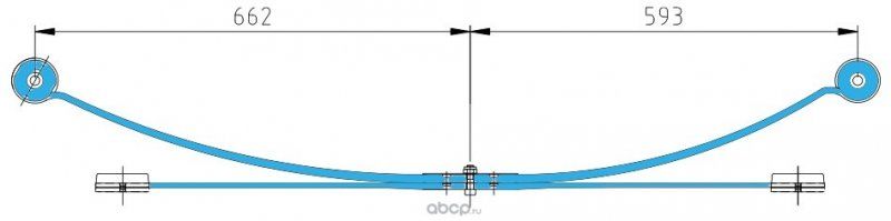 Рессора Ford Focus 2006- RS6733
