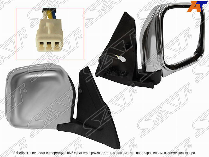 Зеркало Mitsubishi Pajero 91-00 STMBY5940A1 V20