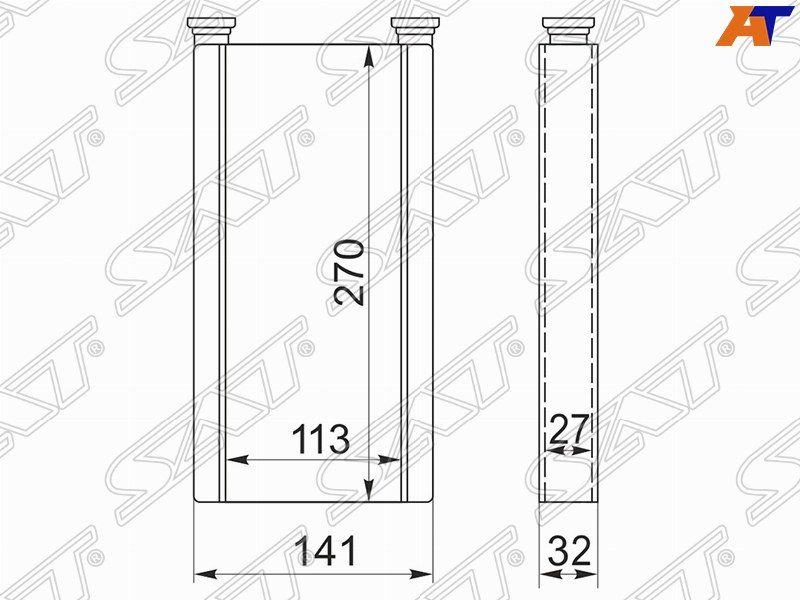 Радиатор Lexus Rx300 1997-2005 STLX453950
