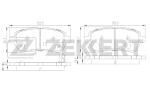 Тормозные колодки Ford Fiesta 08- BS1130