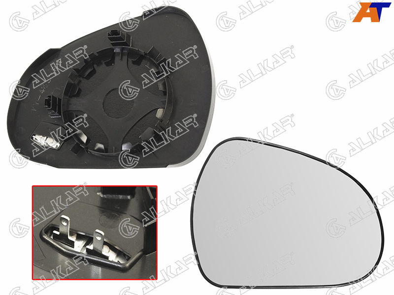 Полотно зеркала Peugeot 308 07-15 6412284 T7