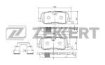 Тормозные колодки Land Rover Discovery 09- BS1272