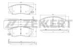 Тормозные колодки Chevrolet Captiva 2006-2013 BS1300 C100