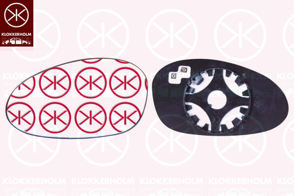 Стекло зеркала левое 388BMG134BHA BMW 1 серия 04- E87