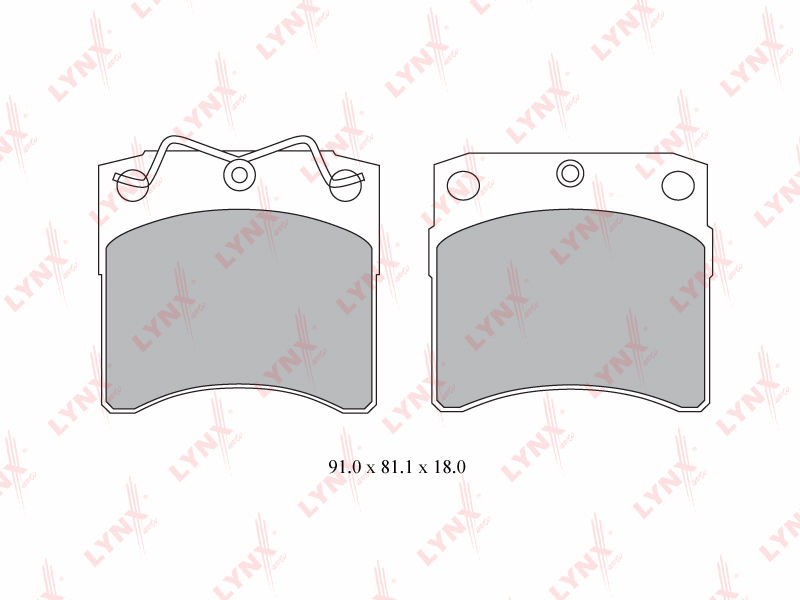 Тормозные колодки Volkswagen Transporter 90-03 BD8023