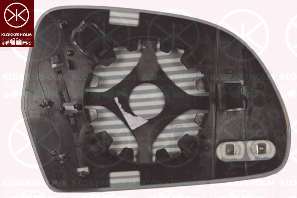 Стекло зеркала правое 388ADG057H Audi A4 8P