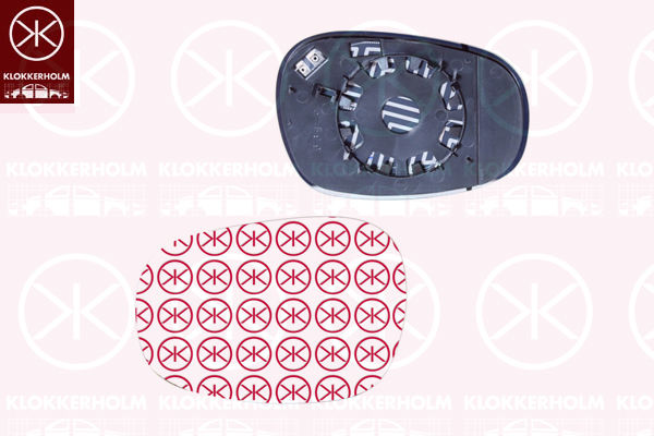 Стекло зеркала левое 388BMG132HA BMW 3 серия 08- E90