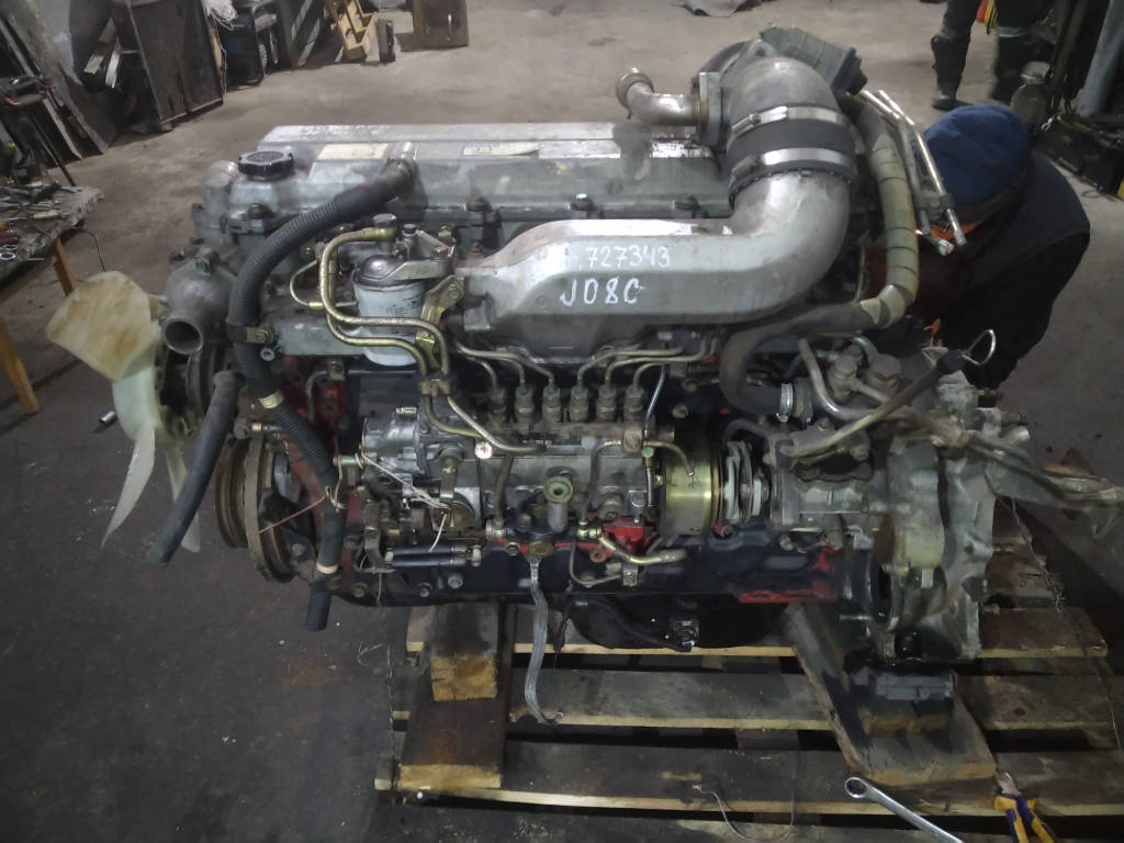 Двигатель Hino Ranger J08C ОТС +Видео