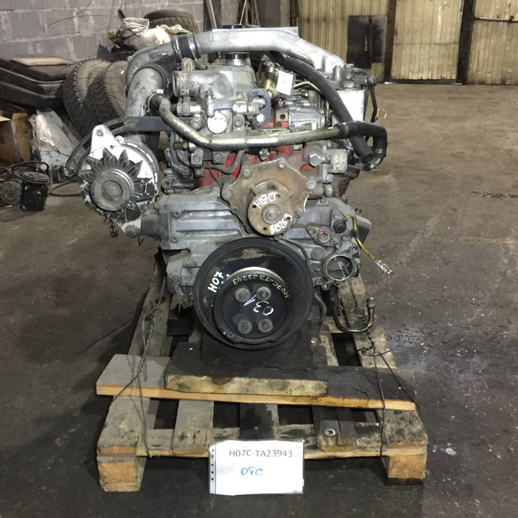 Двигатель Hino Ranger H07CT +Мех.аппаратура Видео