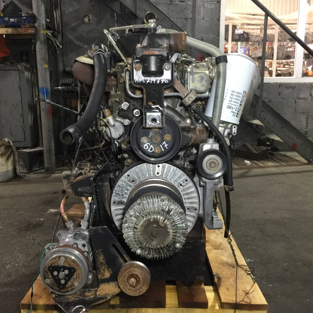 Двигатель Mitsubishi Fuso 6D17 +Мех.аппаратура Видео