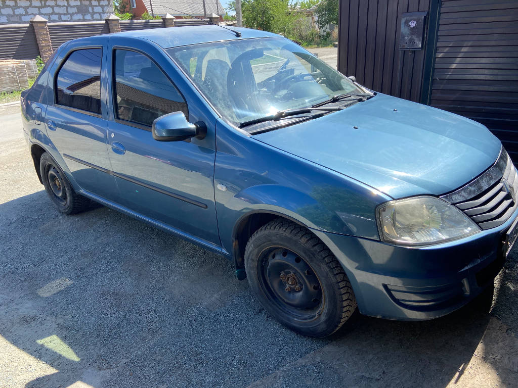 Крыло правое переднее цвет синий 60 01 546 713 Renault Logan 2013 LS0H K7M 710