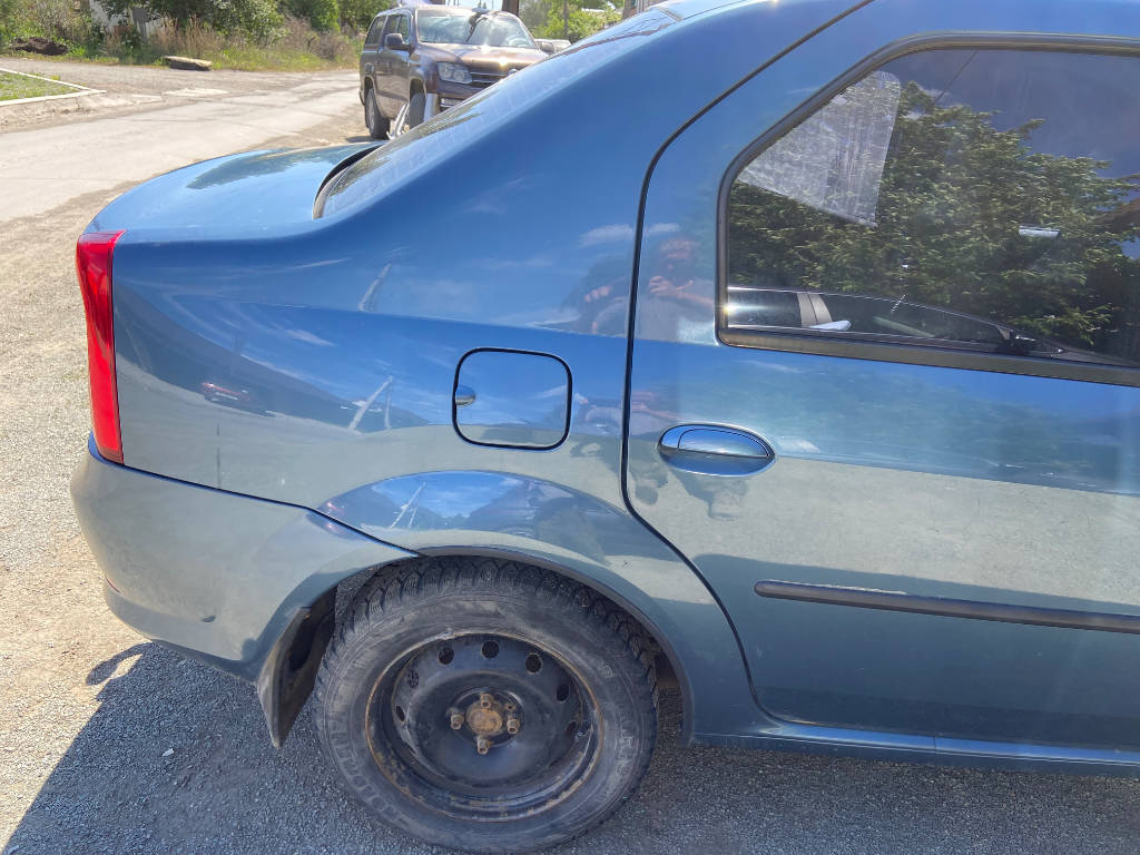 Крыло цвет синий 60 01 546 971 Renault Logan 2013 LS0H K7M 710