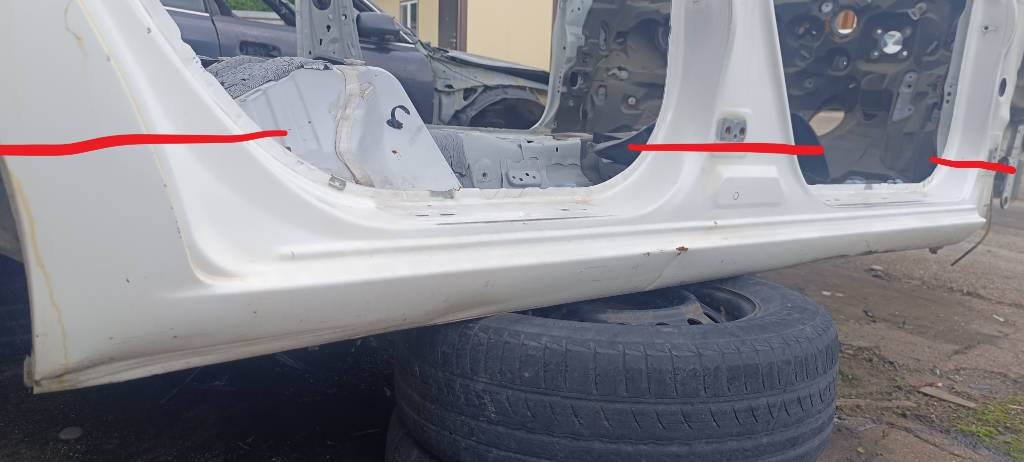 Порог кузовной правый Toyota Prius 2009 NHW20 1NZFXE