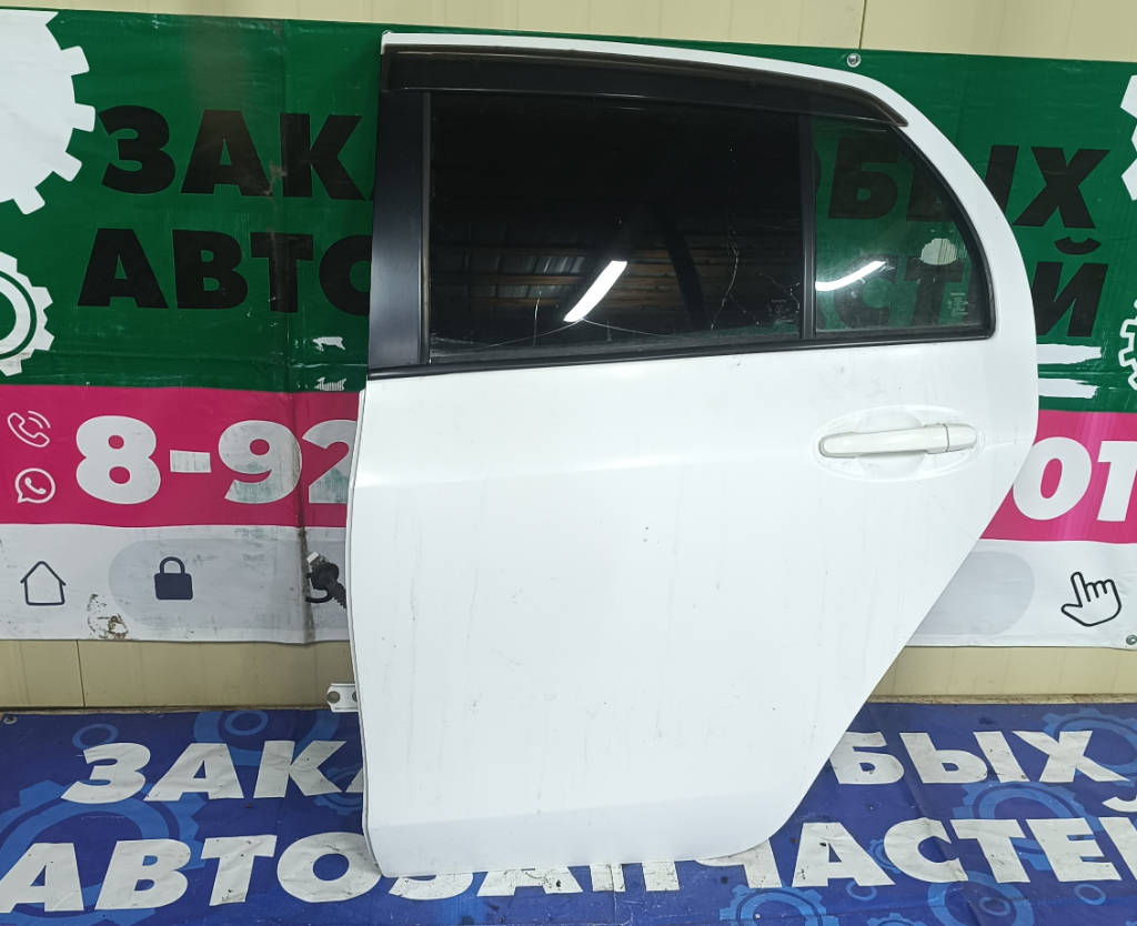 Дверь боковая левая задняя Toyota Vitz 2010 KSP90 1KRFE
