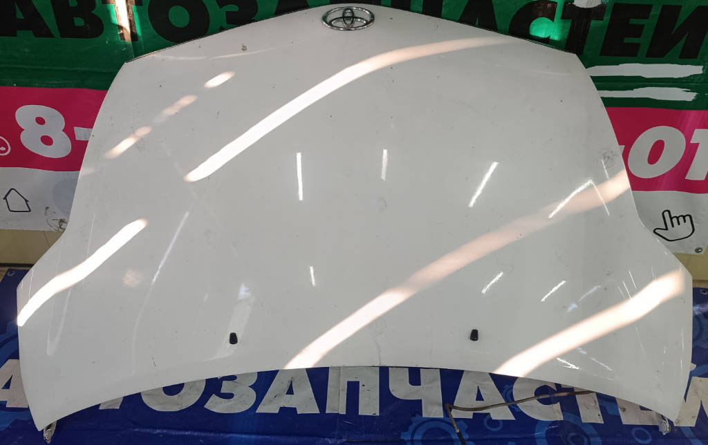 Капот белый Toyota Prius 2009 NHW20 1NZFXE